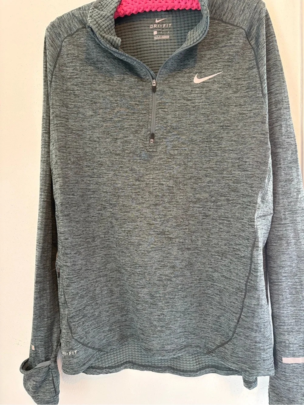 NIKE LARGE ✨ quarter zip pullover gray excellent condition